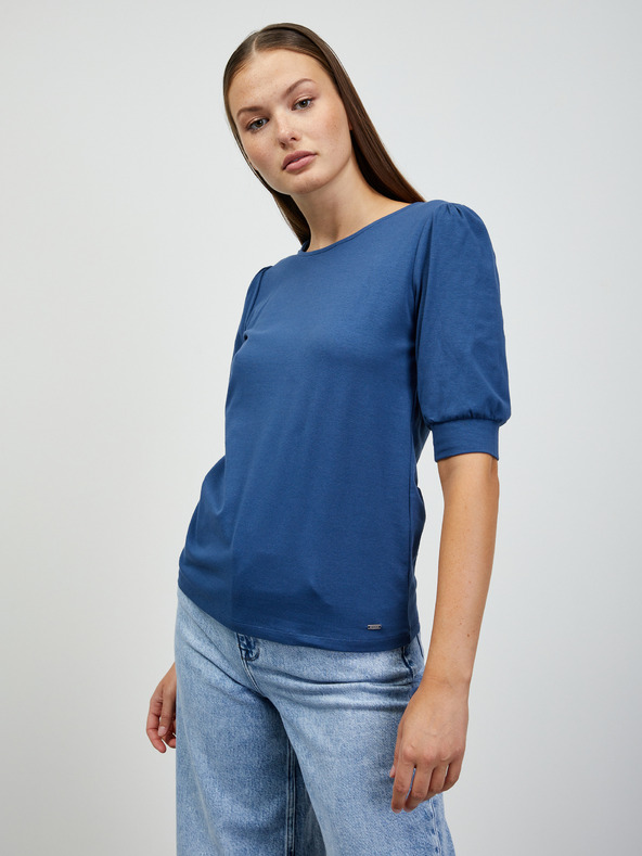 ZOOT.lab Blaues Damen Basic-T-Shirt ZOOT.lab Shia