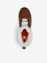 Sorel Braune Damen-Knöchel-Wildleder-Winterstiefel mit Kunstfell SOREL Explorer II Carnival Cozy