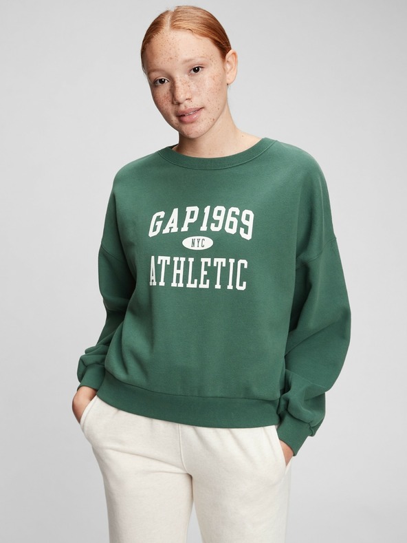 GAP 1969 Athletic Sweatshirt Grün