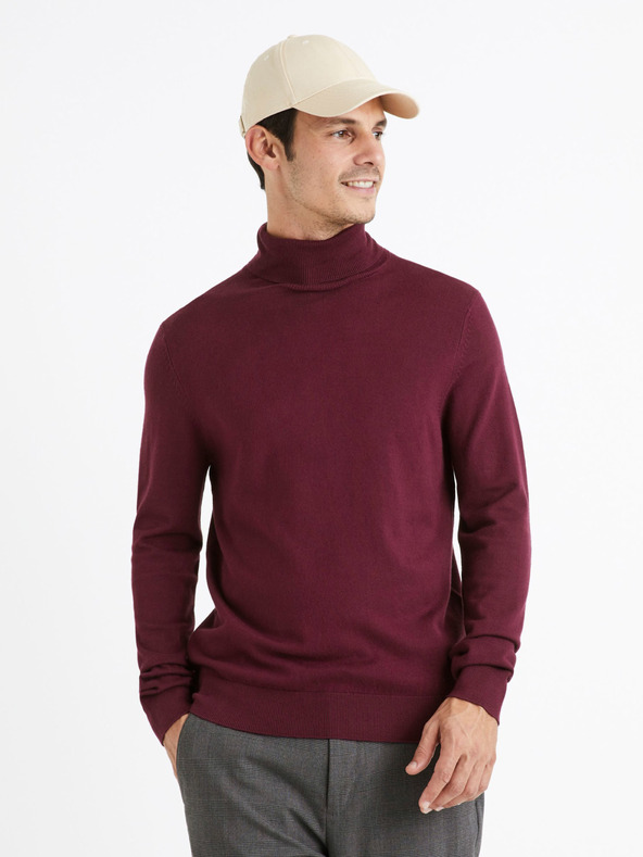 Celio Cerouley Pullover Rot