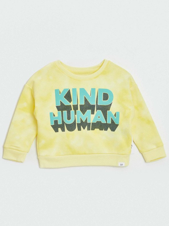 GAP Kind Human Sweatshirt Kinder Gelb