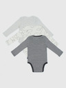 GAP Baby-Body mit langen Ärmeln, 3 Stück GAP