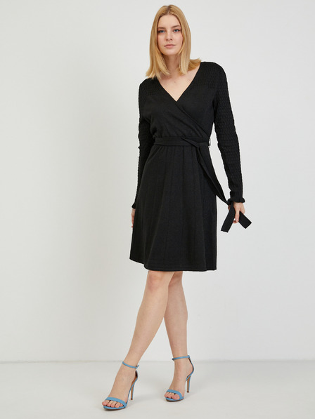 Orsay Schwarzes Damen-Pulloverkleid ORSAY
