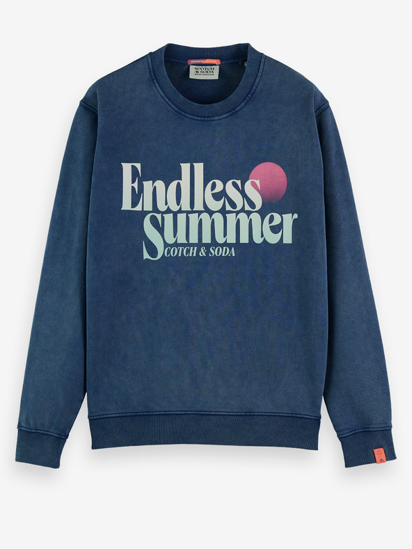 Scotch & Soda Dunkelblaues Herren-Sweatshirt von Scotch & Soda