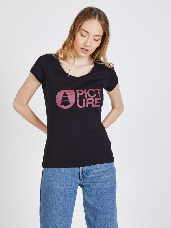 Picture Schwarzes Frauen-T-Shirt Bild