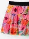 Desigual Desigual Blumen Rosa Mädchenrock mit Blumenmuster