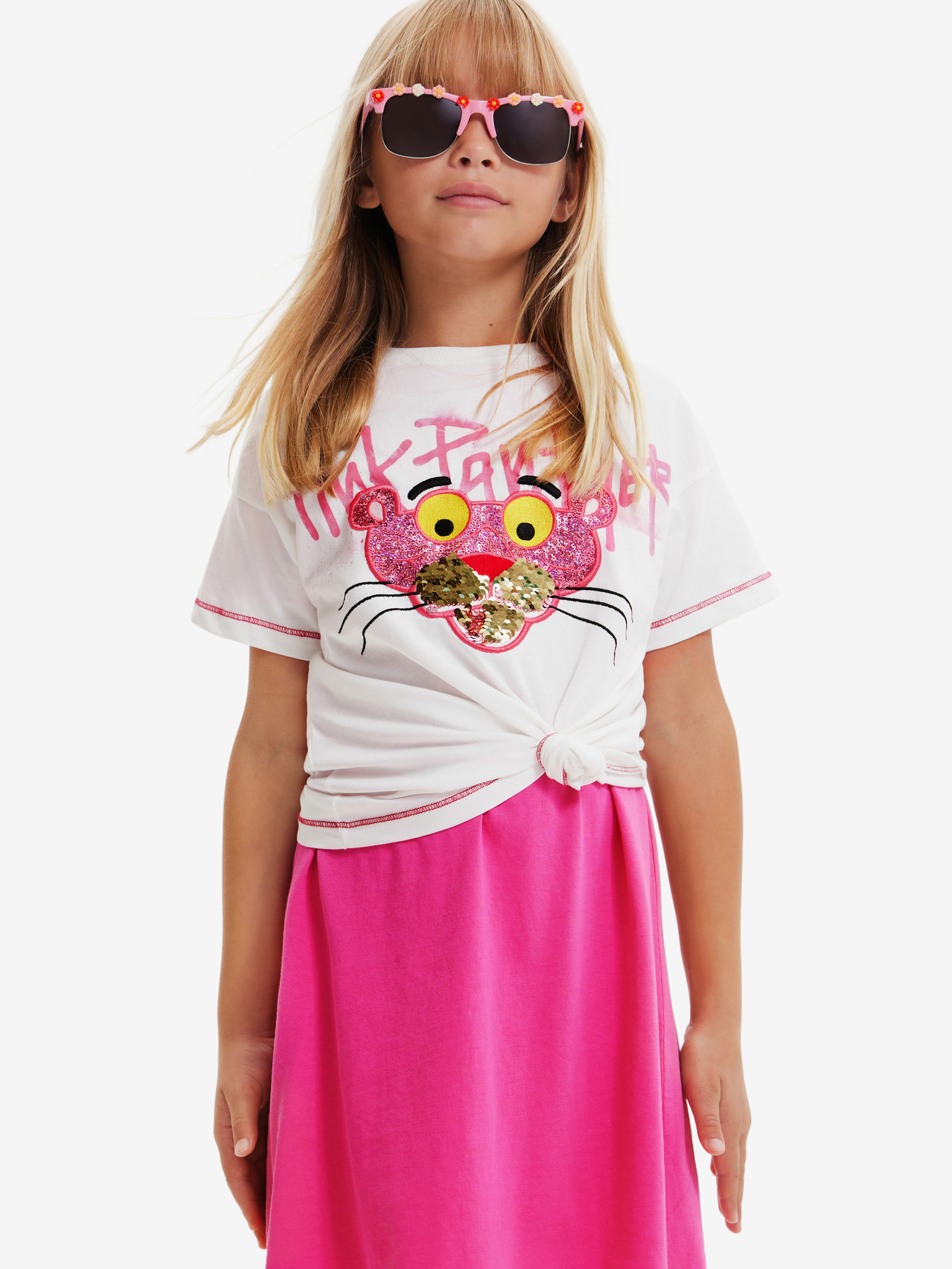 Desigual Pink Panther Kinder T‑Shirt