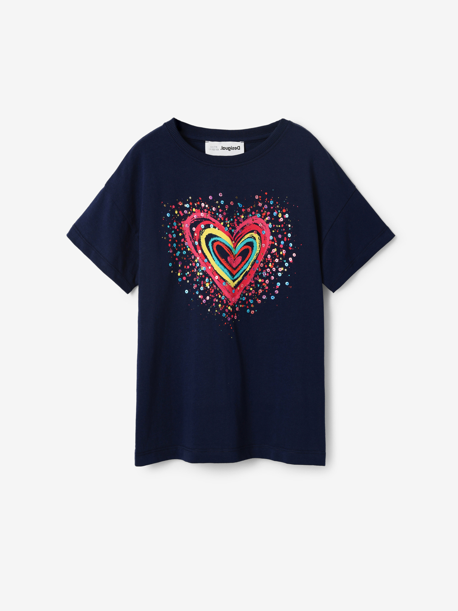 Desigual Heart Kinder T‑Shirt