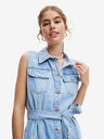 Desigual Hellblaues Desigual Damen Denim Hemdkleid Virginnie
