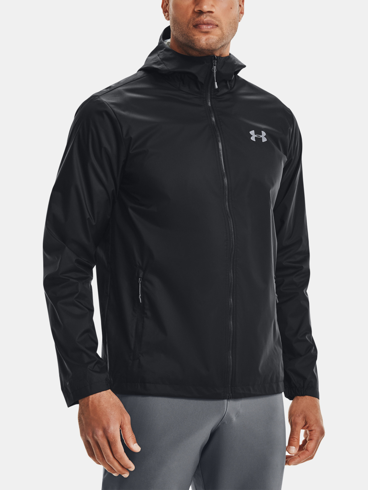 Black under armour jacket online