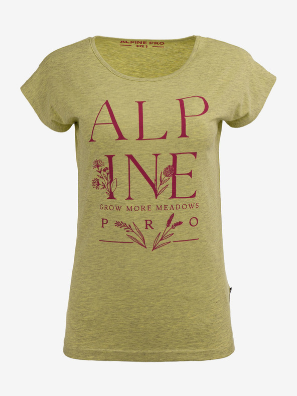 ALPINE PRO Damen-T-Shirt ALPINE PRO HUNGA grün
