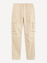 Celio Beigefarbene Herren-Cargo-Hose Celio Dogo