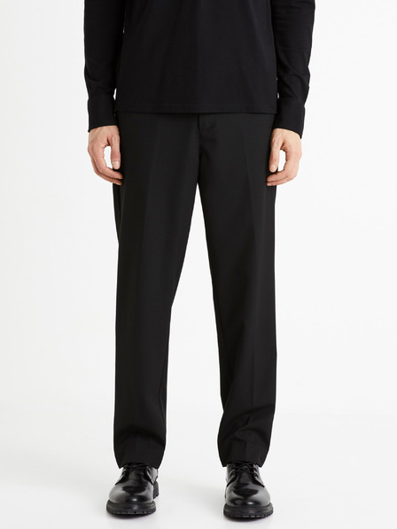 Celio Schwarze Herrenhose Celio 24H Dotape