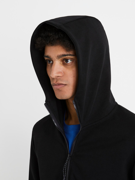 Celio Schwarze Celio Denewyoke Herren-Kapuzenjacke mit Reißverschluss