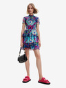 Desigual Blaues gemustertes Damenkleid Desigual Exeter-Lacroix