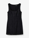 Desigual Schwarzes Desigual Newcastle Damen-Spitzenkleid