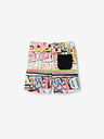 Desigual Desigual Aloha weiß gemusterte Shorts für Jungen