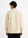 Celio Beigefarbenes Herren-Top-Shirt Celio Dafleece