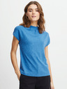 Fransa Blaues Damen T-Shirt Fransa