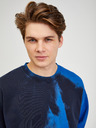 Diesel Dunkelblaues Herren-Batik-Sweatshirt Diesel