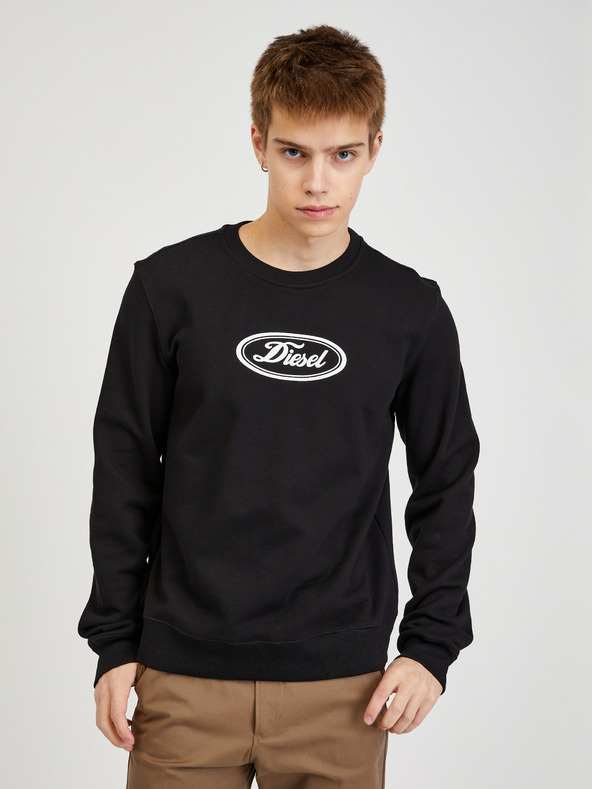 Diesel Diesel Herren Kapuzenpullover schwarz