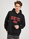 Diesel Schwarzer Herren Hoodie Diesel