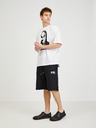 Diesel Weißes Herren-T-Shirt in Übergröße Diesel