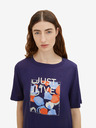 Tom Tailor Dunkelblaues Damen-T-Shirt von Tom Tailor