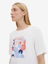 Tom Tailor Weißes Damen-T-Shirt Tom Tailor