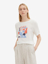 Tom Tailor Weißes Damen-T-Shirt Tom Tailor