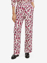 Scotch & Soda Rosa und cremefarbene gemusterte Damenhose Scotch & Soda