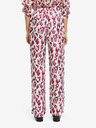 Scotch & Soda Rosa und cremefarbene gemusterte Damenhose Scotch & Soda