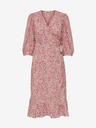 ONLY Rosa Damen-Wickelmidi mit Blumenmuster ONLY Olivia