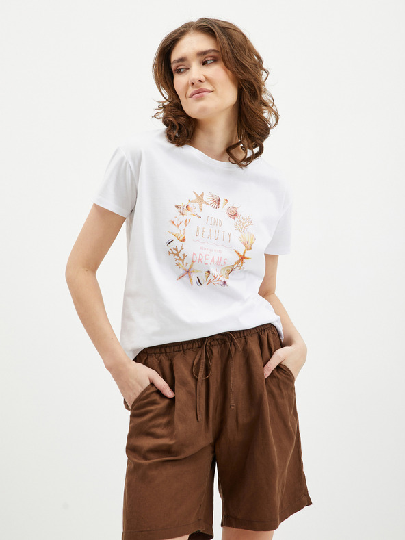 Orsay Weißes Damen T-Shirt ORSAY
