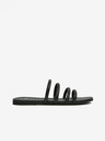 Ojju Schwarze Lederslipper OJJU