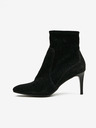 CAMAIEU Schwarze Damen-Stiefeletten aus Wildleder CAMAIEU