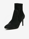 CAMAIEU Schwarze Damen-Stiefeletten aus Wildleder CAMAIEU