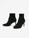 CAMAIEU Schwarze Damen-Stiefeletten aus Wildleder CAMAIEU