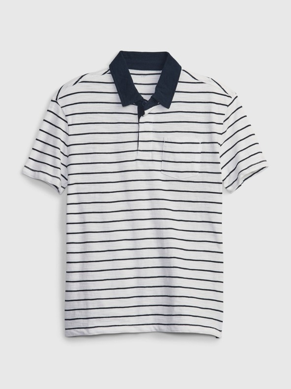 GAP Gestreiftes Kinder-Poloshirt GAP