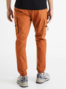 Celio Ziegelfarbene Herren Cargohose Celio Dozip