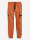 Celio Ziegelfarbene Herren Cargohose Celio Dozip