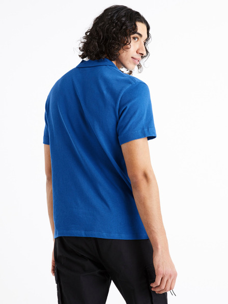 Celio Blaues Herren-Poloshirt Celio Dechris