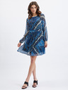 Orsay Dunkelblaues gemustertes Damenkleid ORSAY