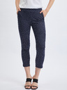 Orsay Dunkelblaue dreiviertellange Damen-Tupfenhose ORSAY