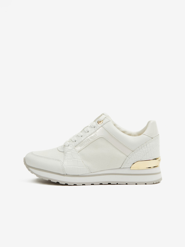 Michael Kors Weiße Damen Leder Michael Kors Billie Sneakers