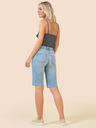 Orsay Dunkelblau gestreiftes Tank-Top mit Rüsche ORSAY