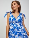 Orsay Blaues geblümtes Kleid ORSAY