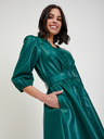Orsay Grünes Damen Kunstlederkleid ORSAY