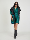 Orsay Grünes Damen Kunstlederkleid ORSAY