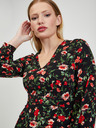 Orsay Rot-schwarzes Damen-Blumenkleid ORSAY